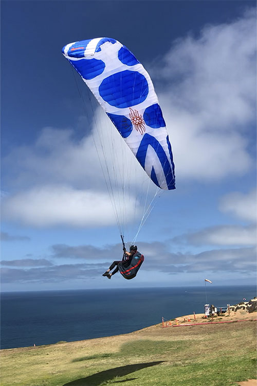 hang gliding